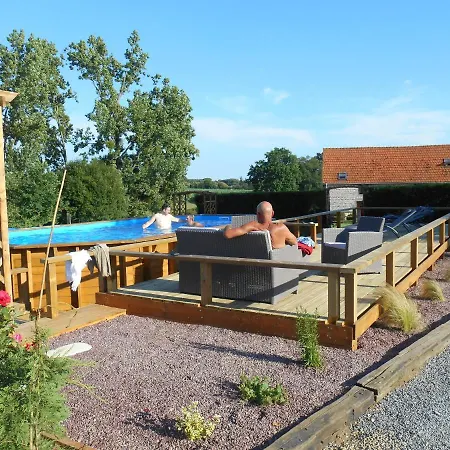 The Cabin With Heated Outdoor Pool Chalandrey Esterno foto